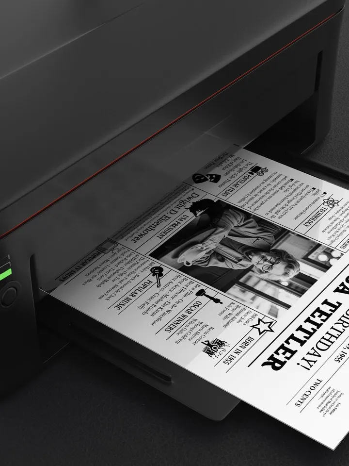 70th birthday PERSONALIZED Poster, 70th birthday Newspaper, 70th birthday decoration, 70th birthday gift for women or men, DIGITAL FILE