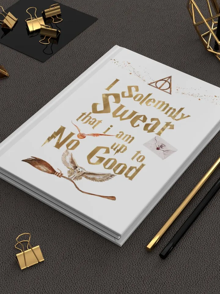 Wizarding World Hardcover Journal, Magic Notebook, Spell Book, Fantasy Diary, Gift, Magic gift Matte Journal