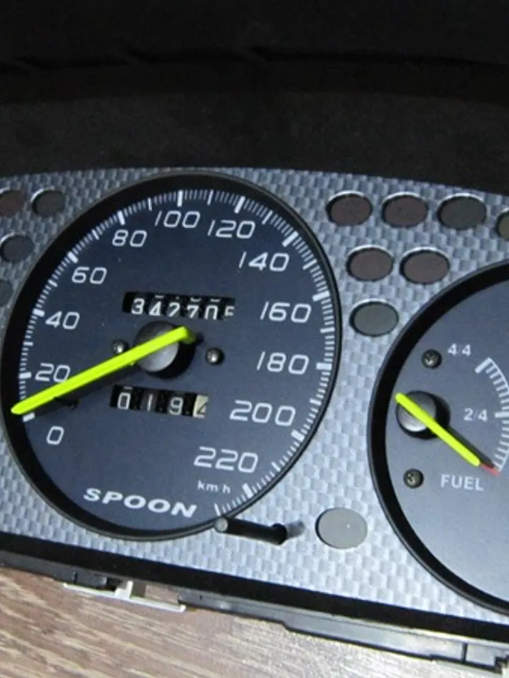 Gauge Faces Overlay kit Spoon style for Honda Civic Ek VTI / SI