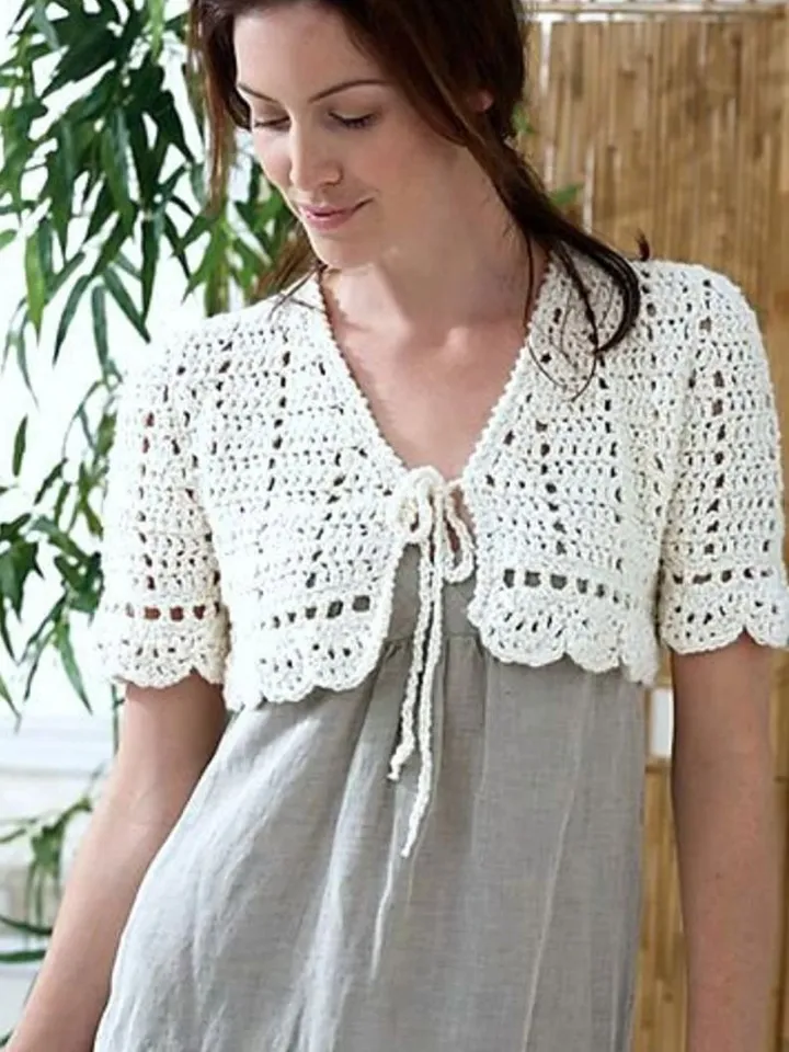 Crochet bolero women, Crochet  top PATTERN | beginner crochet pattern