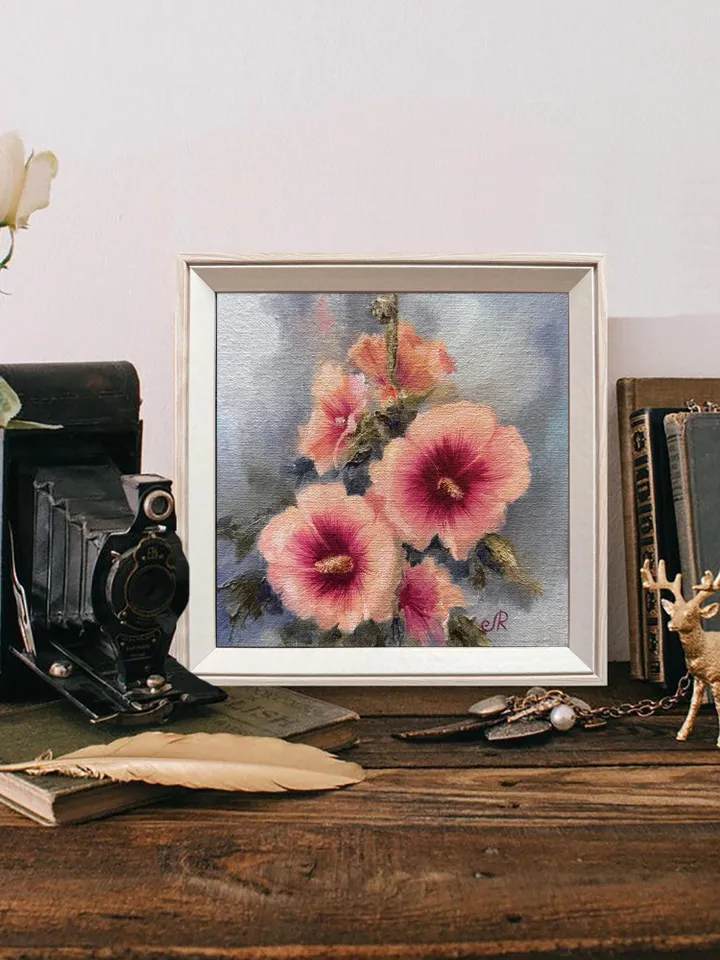 Flowers Original Painting Floral Wall Art Flowers Oil Art