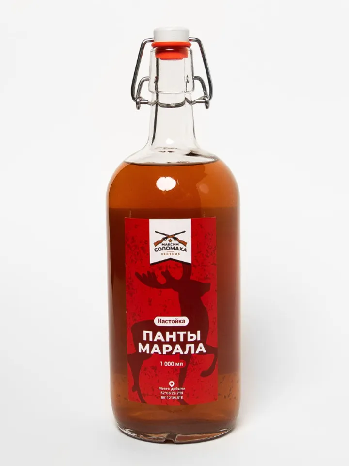 Maral antler tincture 100%, 1000 ml