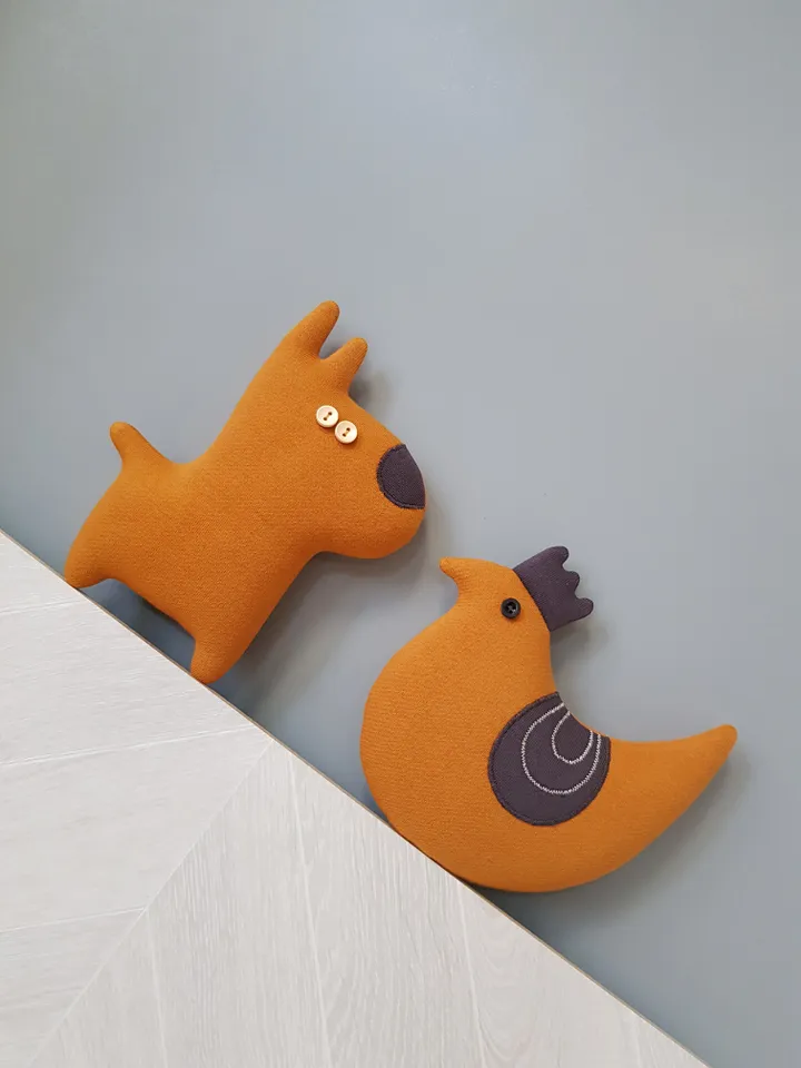 Dog sewing pattern PDF, rag doll tutorial in English, stuffed animal sewing diy