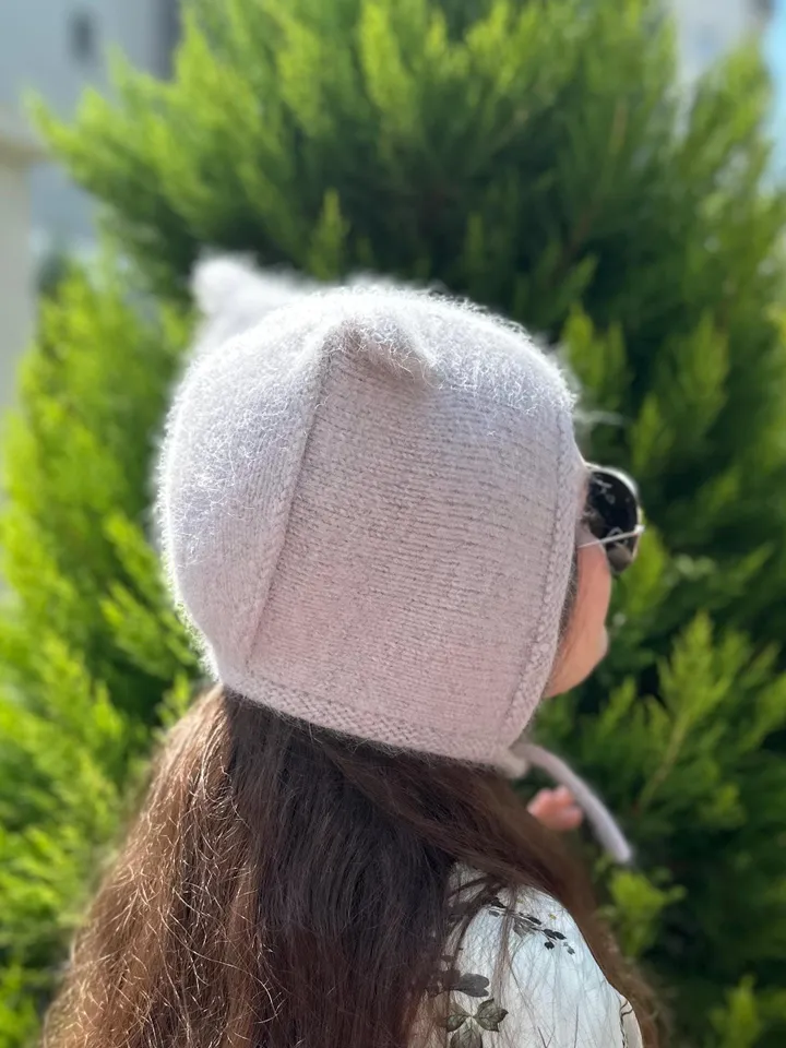 Kitty Hat Knitting Pattern PDF: Adorable Cat-Ear Hat – Easy Beginner Tutorial, DIY Knit Beanie, Animal Ears, Instant Digital Download