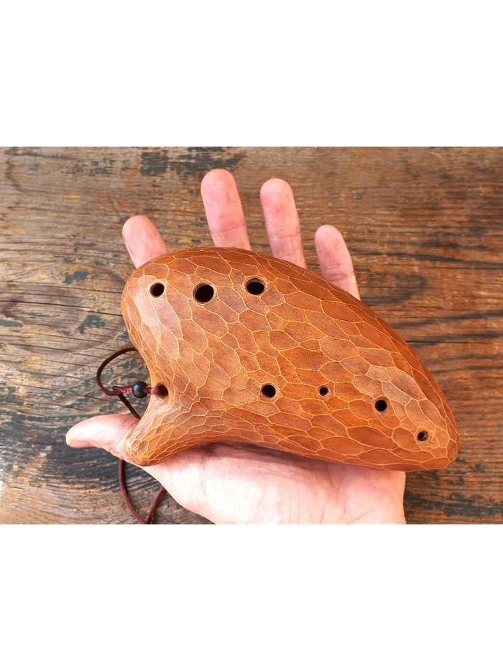 Ocarina bass "Taiga"/ natural major / ceramic flute