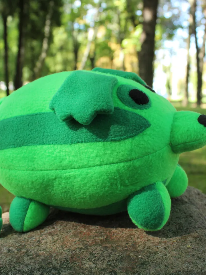 Watermelon dog plush toy