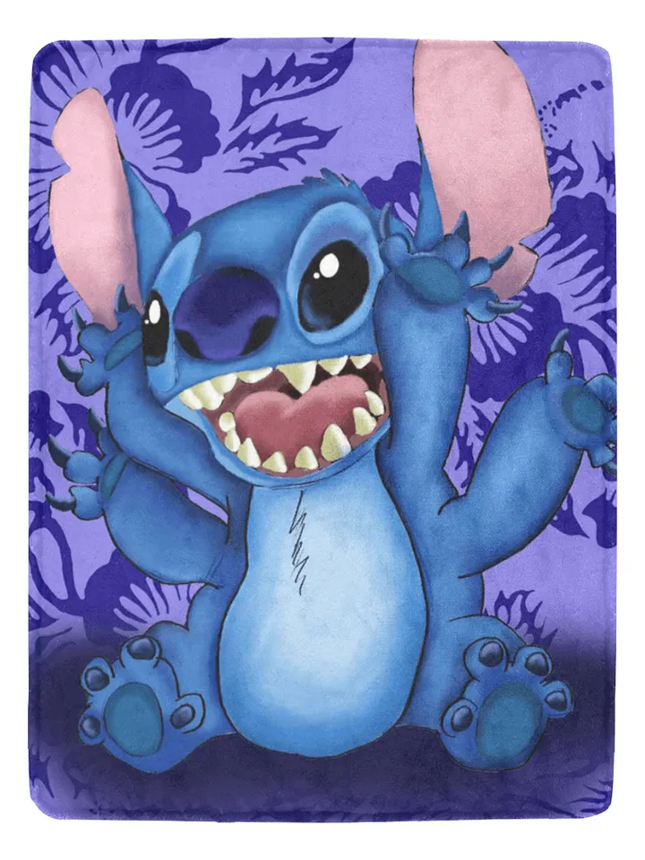Stitch Blanket Lightweight Soft Microfiber Fleece