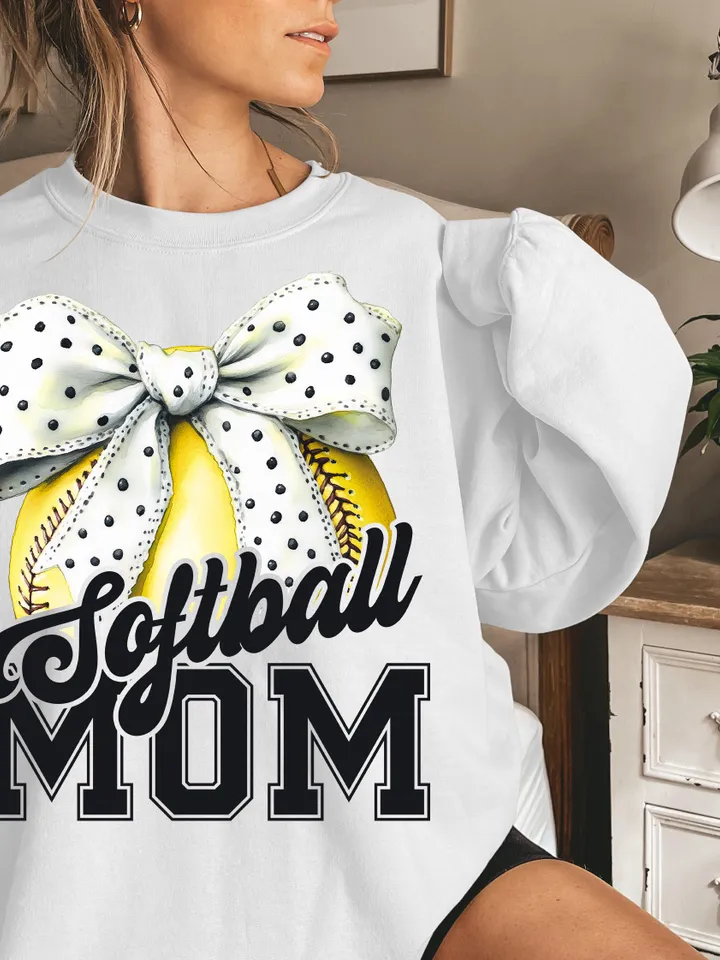 Baseball Mom Png, Polka Dot Bow Design, Sports Mama Game Day Sublimation Download, Baseball Mama Shirt Design, Proud Mom Digital Download