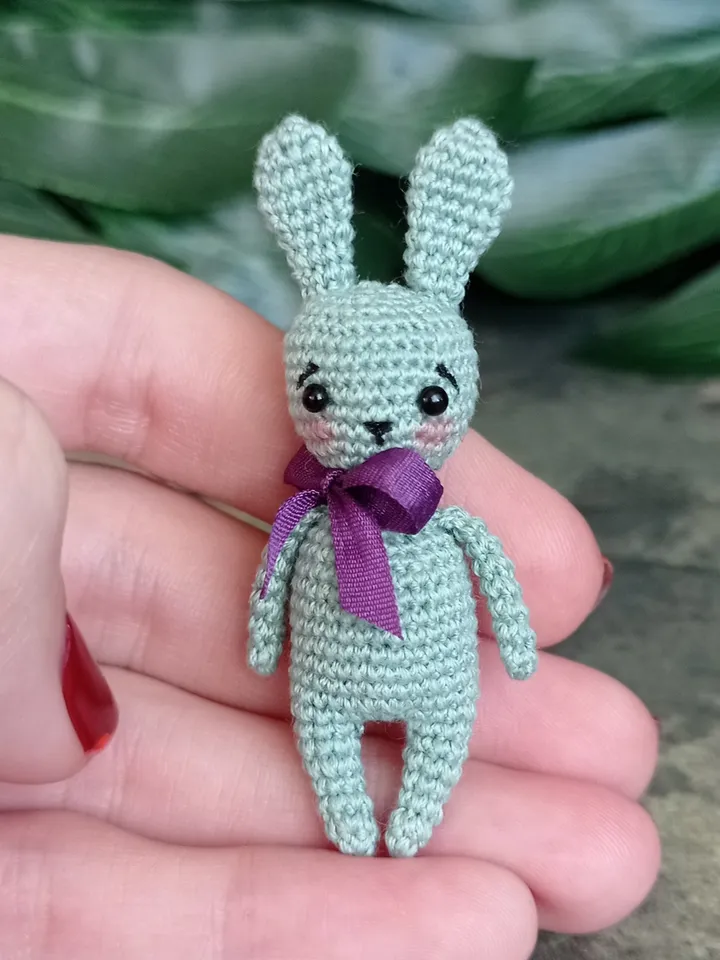 Crochet bunny toy pattern. English Pattern. Little bunny toy pattern. DIY cute bunny. Crochet rabbit pattern