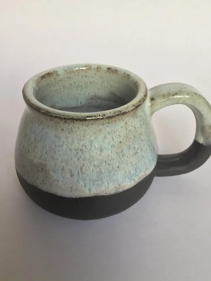 Black, Lavender Mist and Frosted Lemon Ceramic Mug