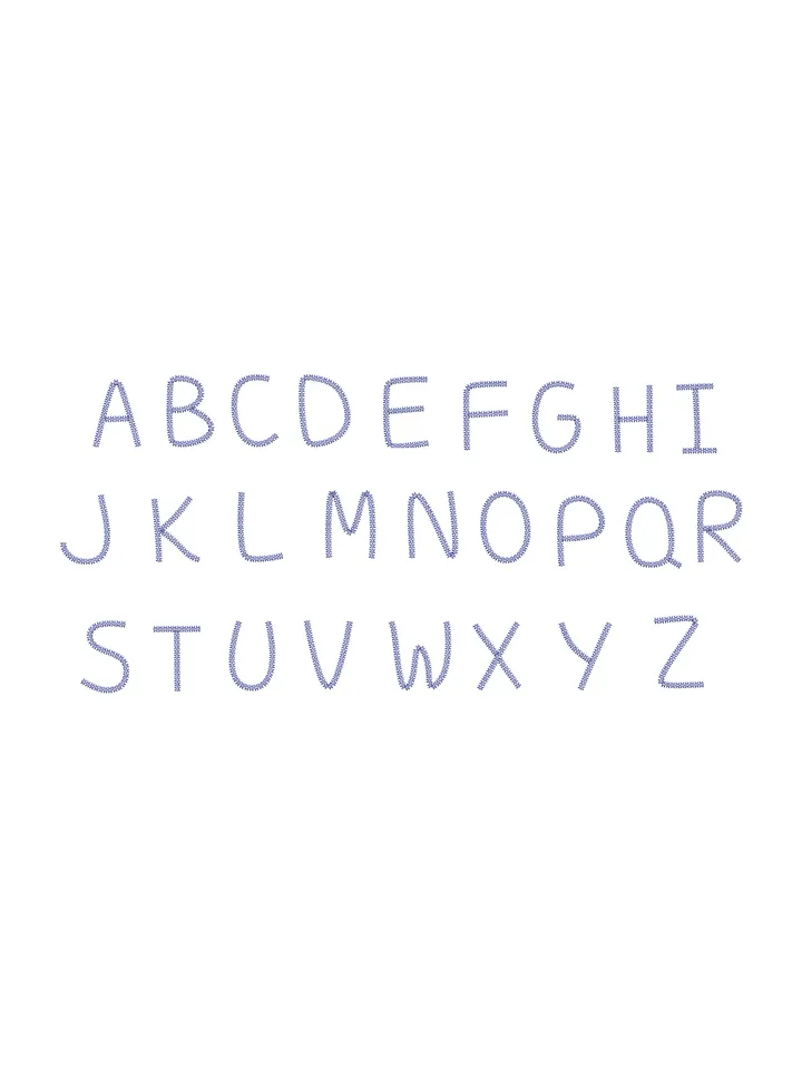 Font machine embroidery design,Script embroidery font,2 sizes Instant Download-02