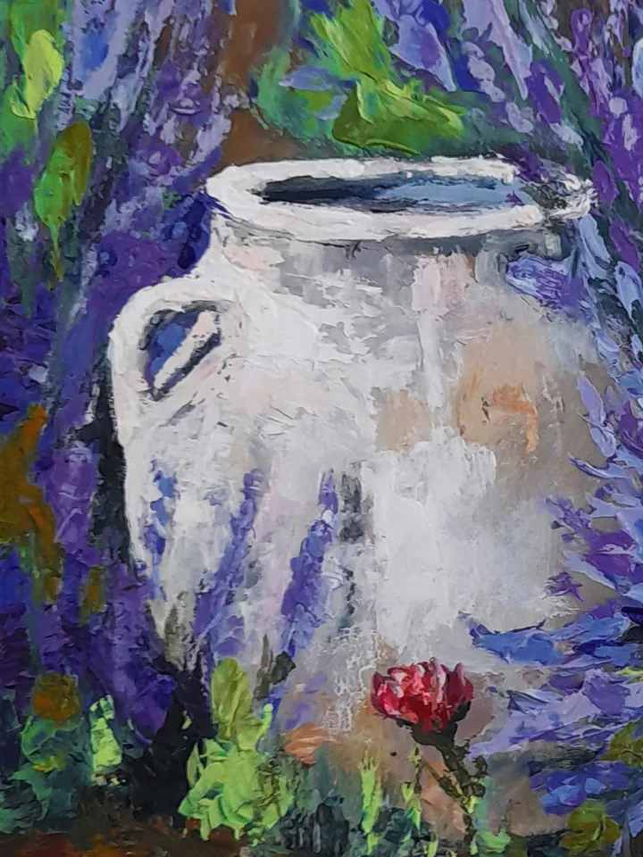 Miniature oil painting Old vessel 21x15 cm (8.28 х 6 inches)