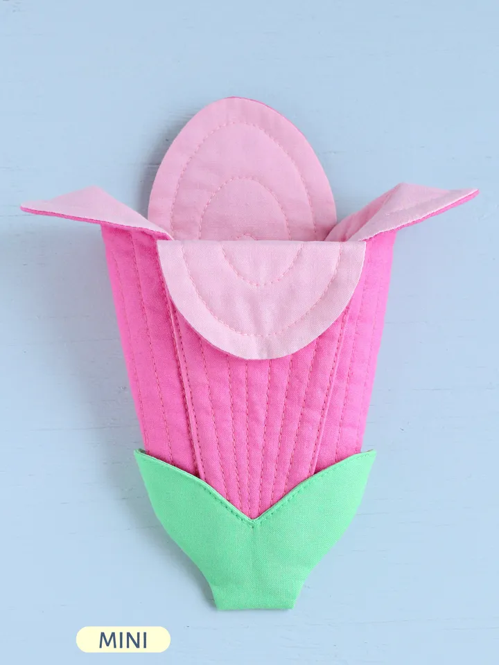 PDF Flower Sleeping Bag (House) for Mini Doll Sewing Pattern
