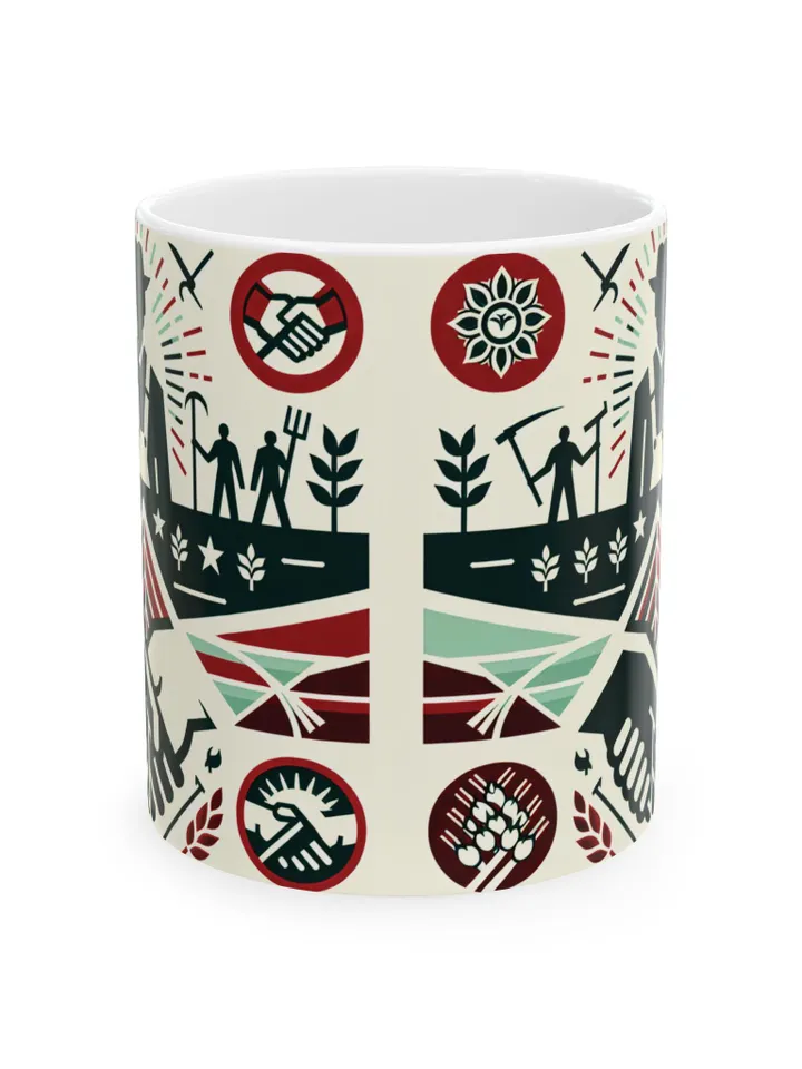 Ceramic Mug, Sí Se Puede Coffee Cup, Worker Solidarity Gift, Social Justice Mug, Farm Workers Unite Cup, César Chávez Day Gift, 11oz &