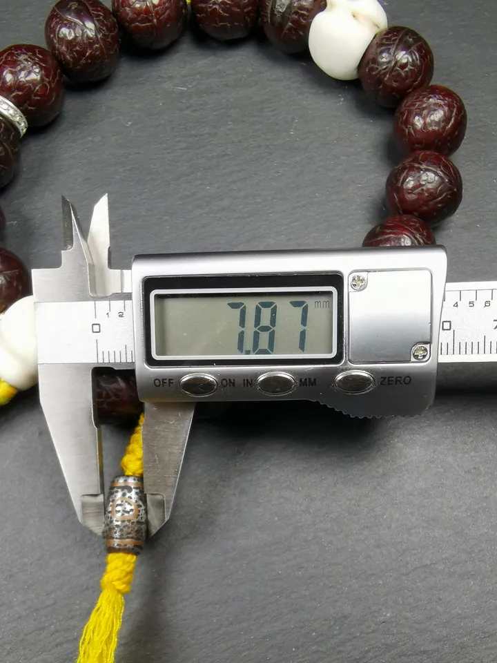 Gandhanra Antique Tibetan Handhold Wrist Mala, Old Bodhi Seed Beads Bracelet