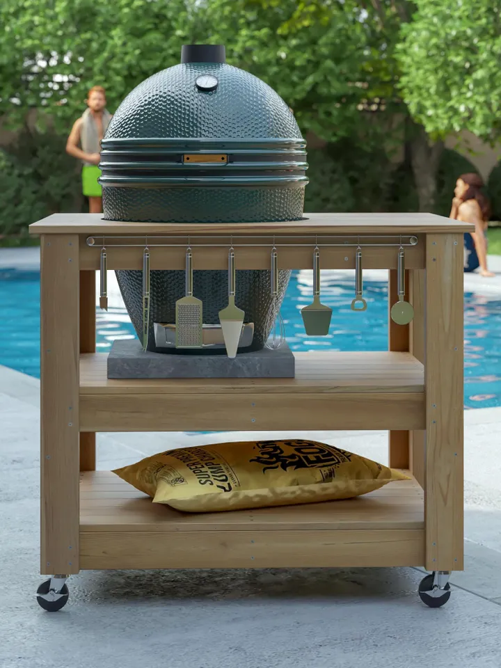 DIY Big Green Egg Compact Table Plans, PDF