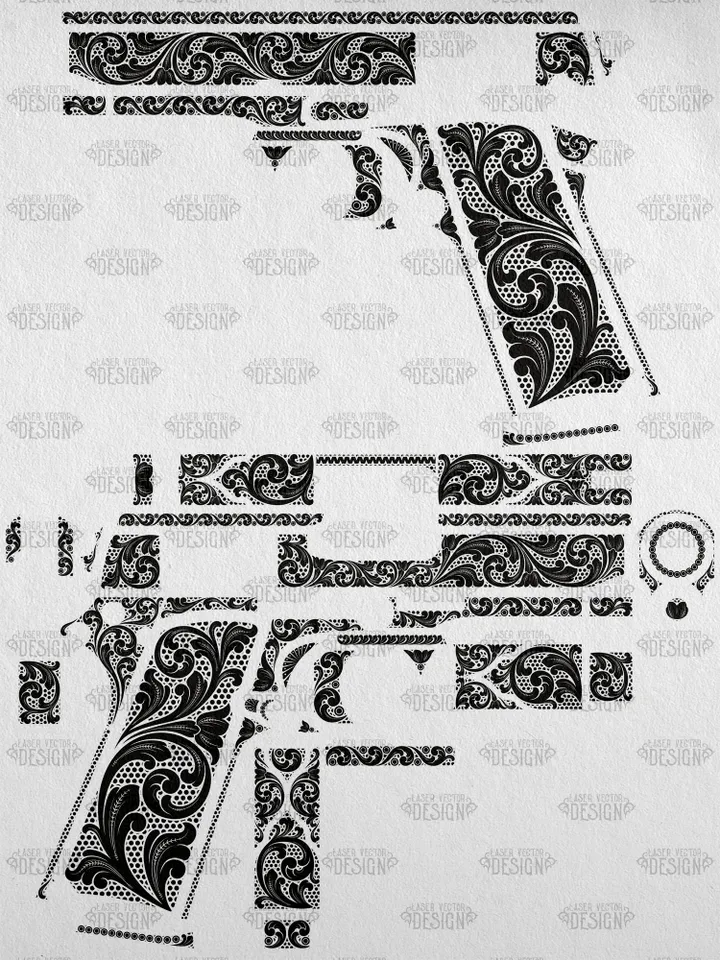 VECTOR DESIGN Rock Island Armory GI 1911 Compact 3,5 in Scrollwork