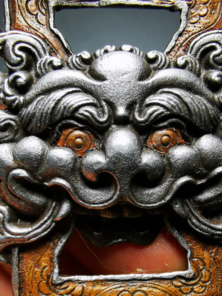 Gandhanra Handmade Tibetan Scripture Book Buckle,DIY Buckle for Book,Belt Backpack,Made of Cold Iron,inlaid Copper