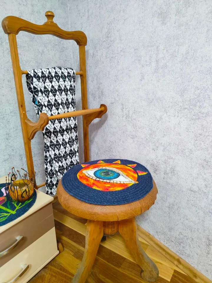 Third eye,mug rug,all-seeing eye,wall painting,placemat,sun eye,ethnic amulet,sacred geometry,talisman,vedic gift,symbol,angel aura,tapestry