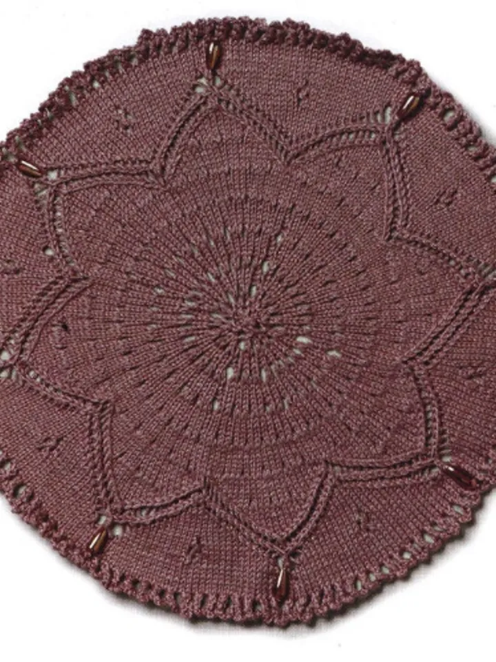 Knitting Pattern Vintage 3 Doilies Digital Download PDF