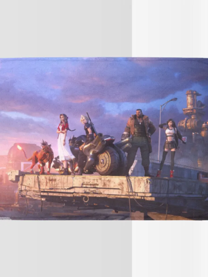 Final Fantasy Blanket Lightweight Soft Microfiber Fleece