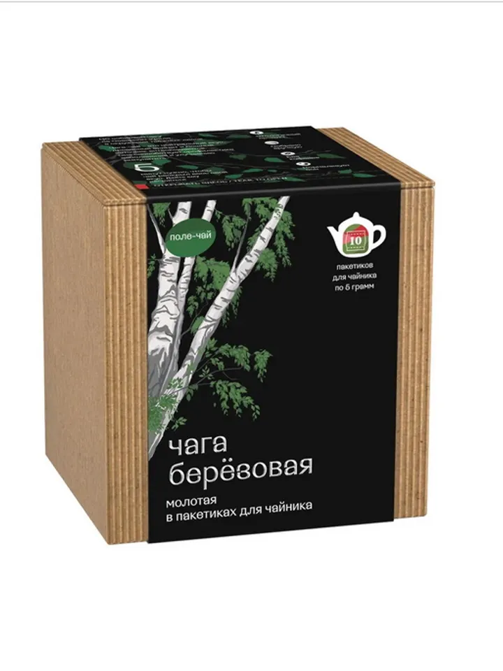 Chaga Inonotus obliquus, Russian Birch, Bagged