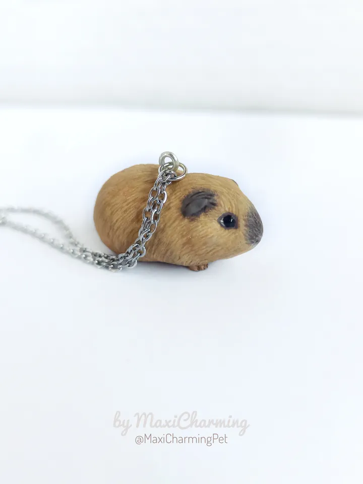 Custom Guinea pig necklace