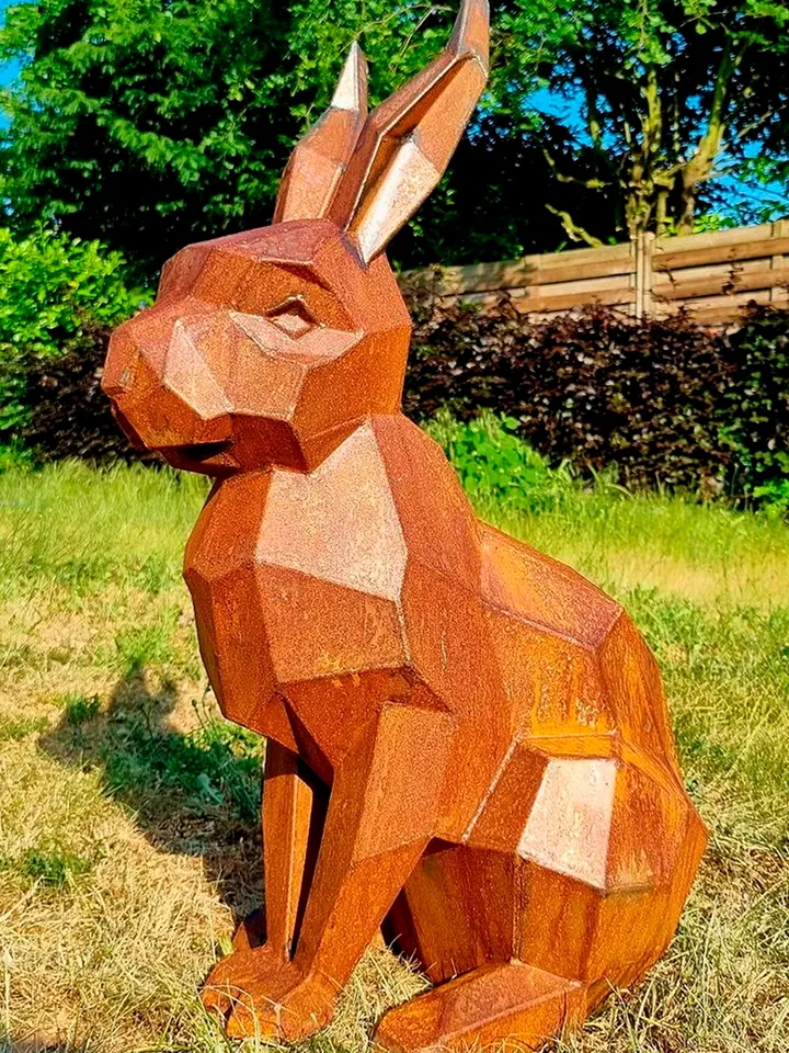 Welding Project Plans Drawings Sitting Rabbit (DXF, PDF)