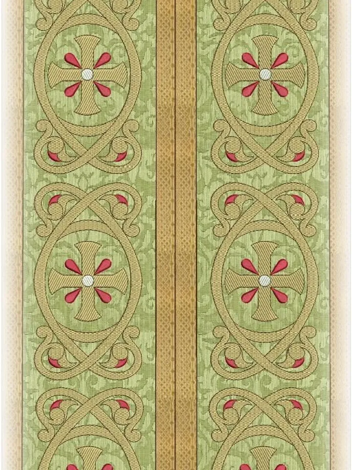 "Byzantine ornament" designs for machine embroidery.