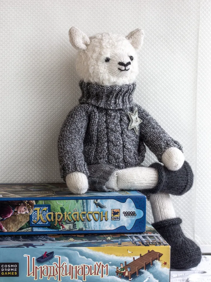 Organic Handmade LLama Toy: Eco-Friendly, Sustainable Plushie for Unique Baby Shower Gifts/ 2 LLamas