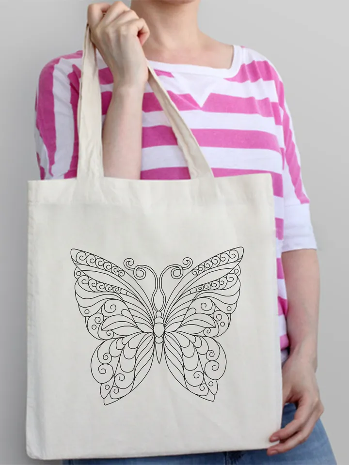 Mandala butterfly blackwork pattern PDF download Backstitch chart butterfly embroidery PDF, Butterfly ornament Blackwork embroidery #W28