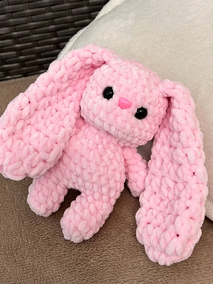 Crochet bunny plushie toy Handmade bunny gift for kids