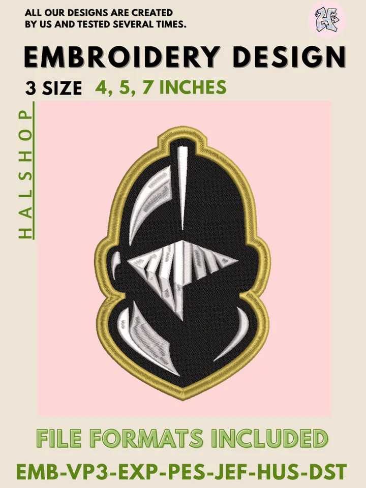 NCAA Army Black Knights Round Logo Embroidery, NCAA Army Black Knights Logo Embroidery Files, NCAA Teams, Machine Embroidery Designs, Digital Download