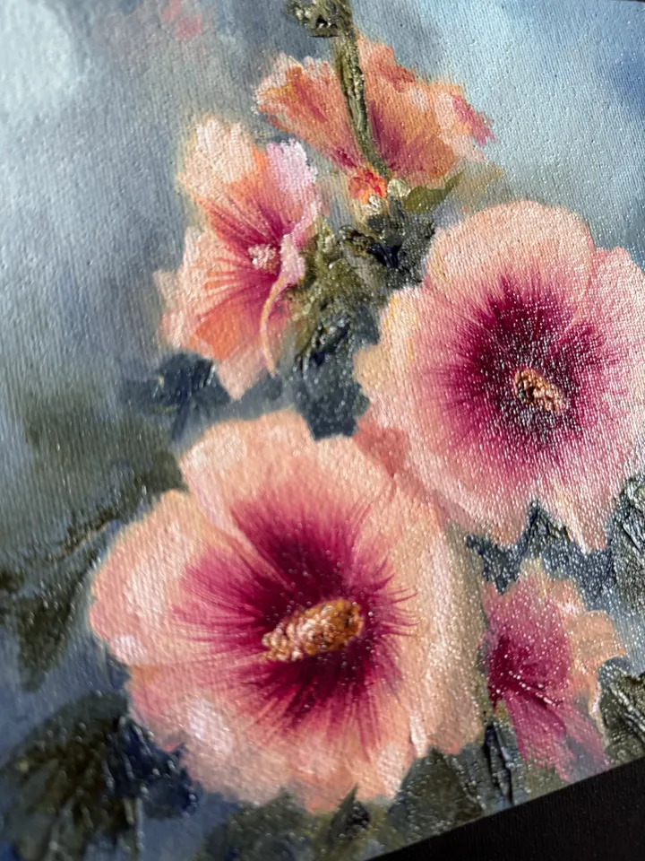 Flowers Original Painting Floral Oil Wall Art