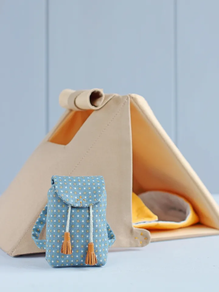 PDF Camping Set for Mini Doll Sewing Pattern