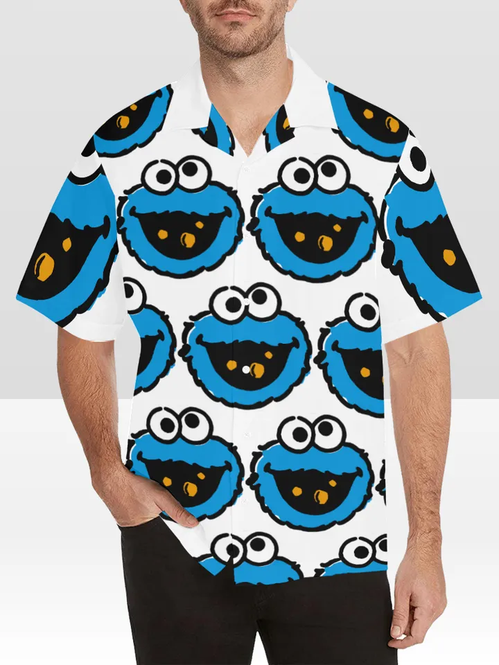 Cookie Monster Hawaiian Shirt