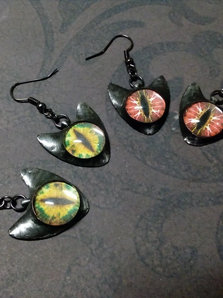 Stained glass BLACK CAT earrings, Eyes cat earrings, Cat head earrings, Tin soldered earrings, Cat lovers bijouterie