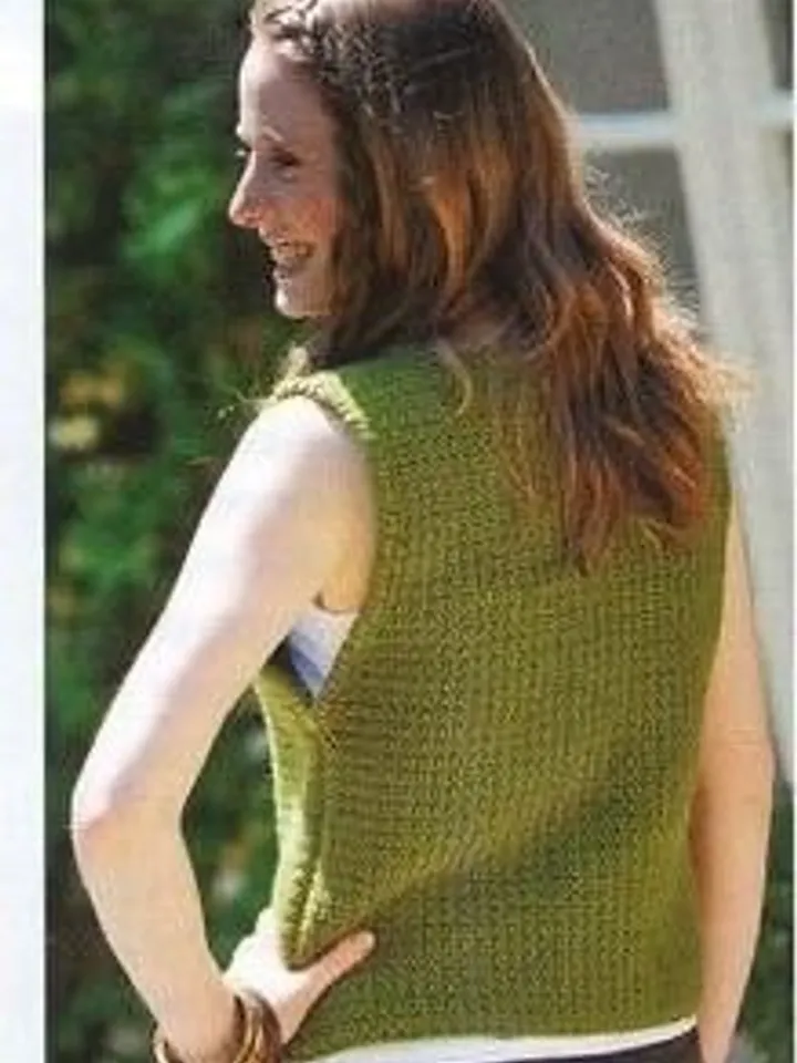 Waistcoat crochet pattern, vest crochet women, crochet pattern women pdf