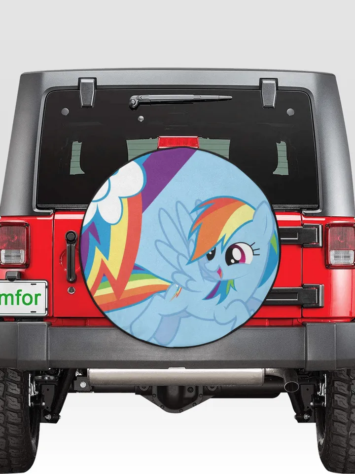 Rainbow Dash Tire Cover