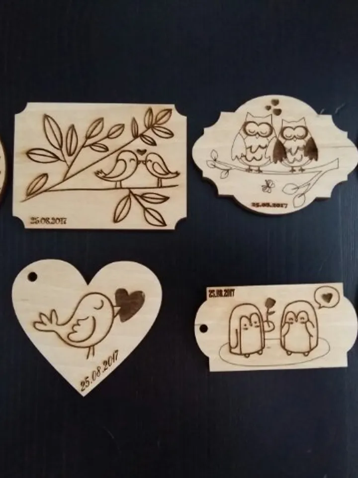 Digital Template Cnc Router Files Cnc Figurines of Magnets Files for Wood Laser Cut Pattern
