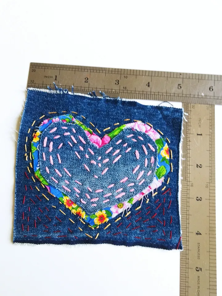 Denim patches,Patches, stripe, for decoration, denim