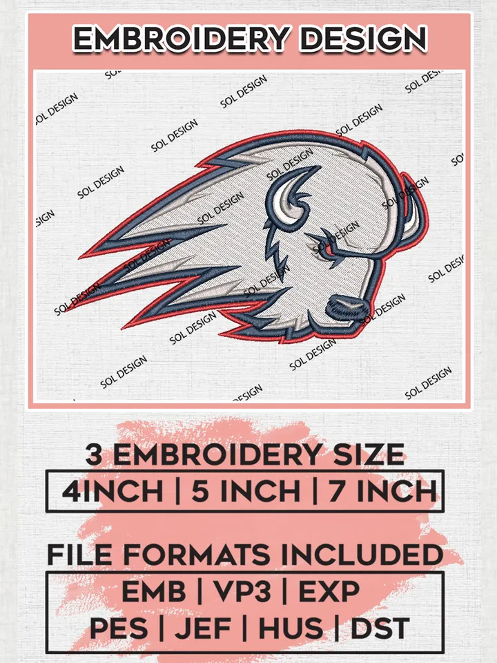 NCAA Utah Tech Trailblazers Mascot Logo Embroidery Designs, NCAA Logo Machine Embroidery Files, NCAA Utah Tech Logo, NCAA Embroidery Designs, Machine Embroidery Designs, Digital Download