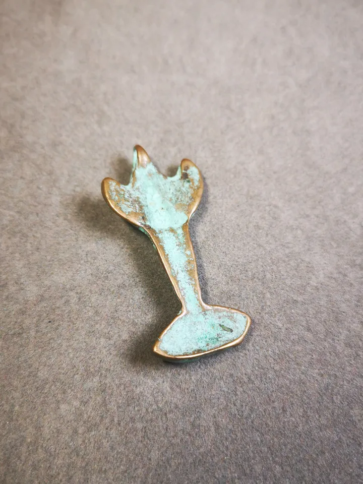 Gandhanra Handmade Tibetan Buddhist Amulet Garuda,Garula,Suparna,Golden-winged Bird Pendant,Made of Lima Brass,40 years old