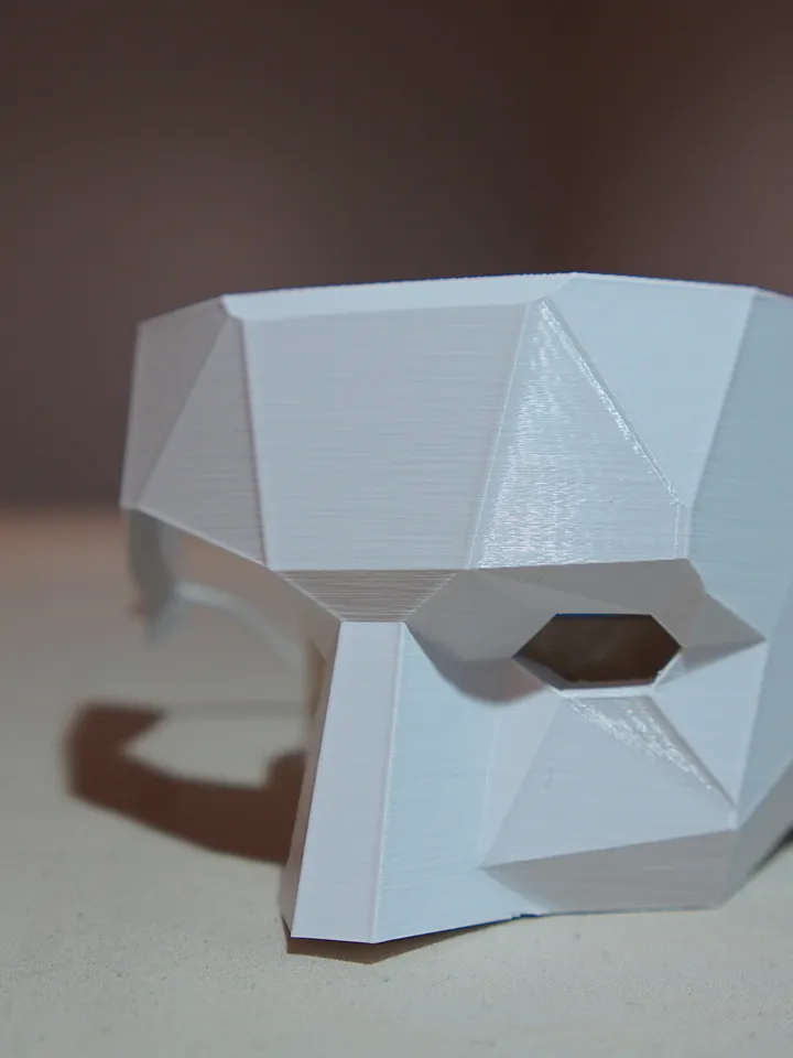 The Phantom of the Opera mask Polygonal The Phantom of the Opera mask