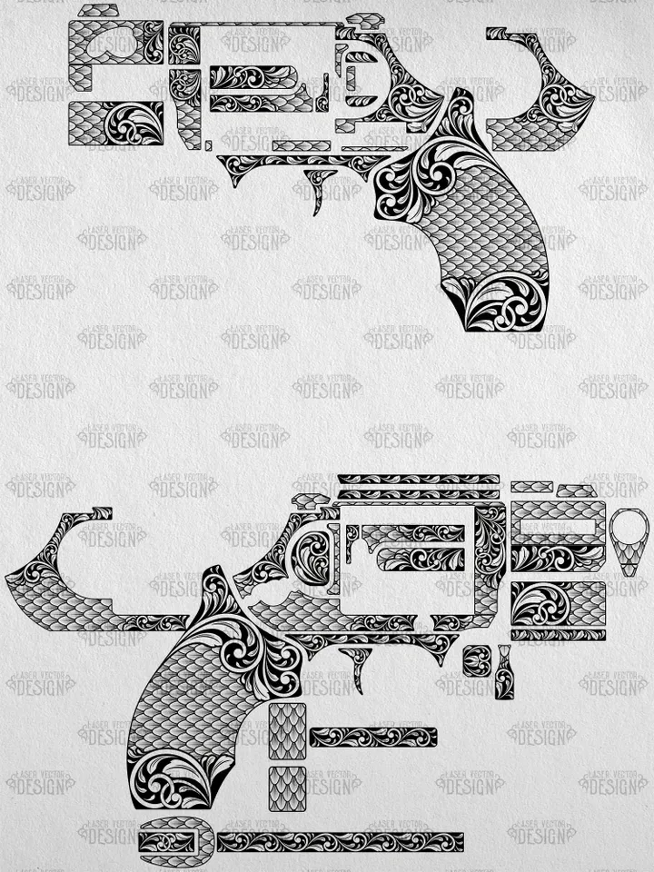 VECTOR DESIGN Kimber K6s 2 in Scrolls and snake scales