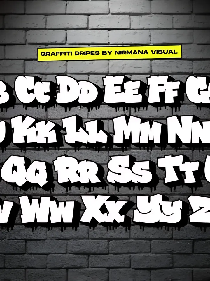 Graffiti Dripes Font