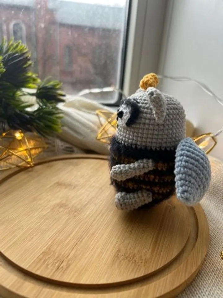 PDF Crochet Baby Cat Bee Pattern, Amigurumi Cat in Bee Costume, Cute Crochet Kitty, Amigurumi Crochet Animal Toy DIY Digital PDF Pattern