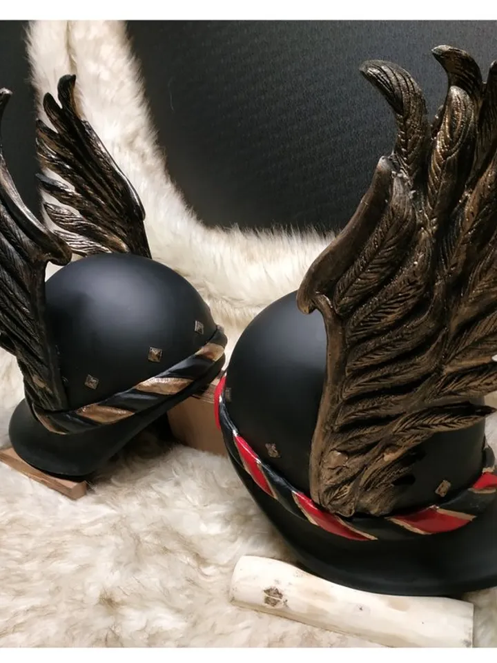 Witcher - inspired - larp armor - Nilfgaardian helmet - nilfgaard helmet - ciri