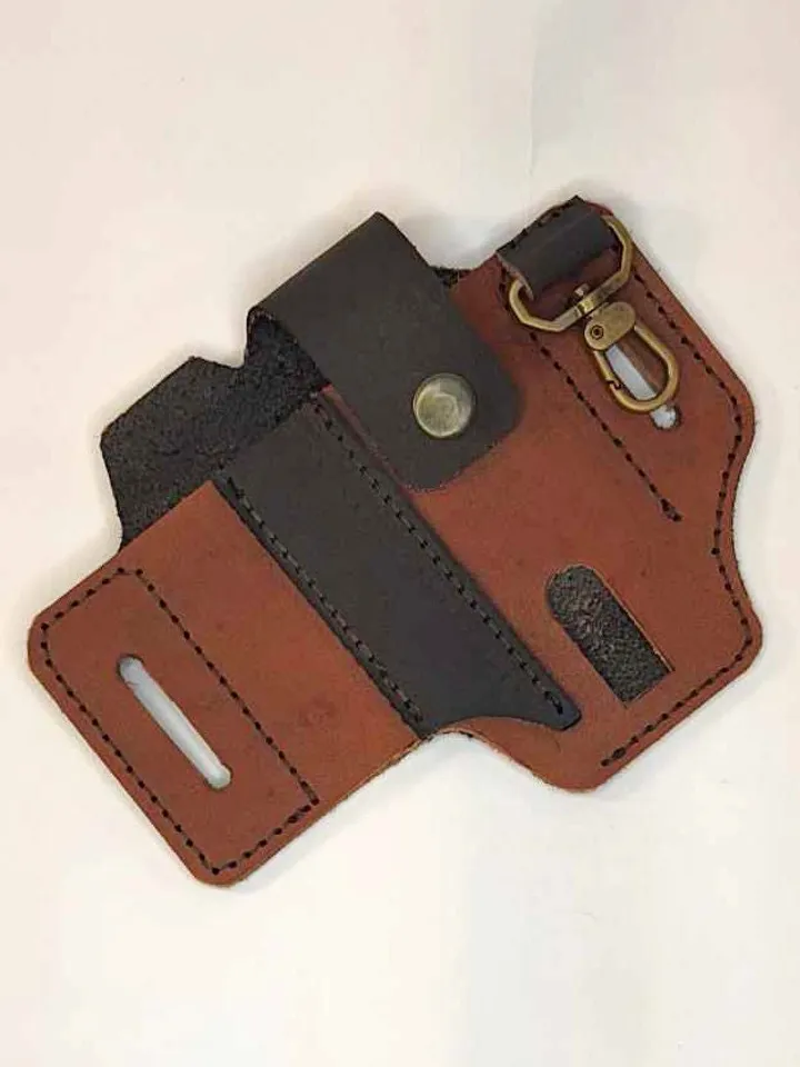 Leather EDC Pouch Belt Case Pattern, Leather Belt Organizer, Leather Multitool Sheath, Leatherman Sheath, Multitool Pouch, PDF Fast&Easy.
