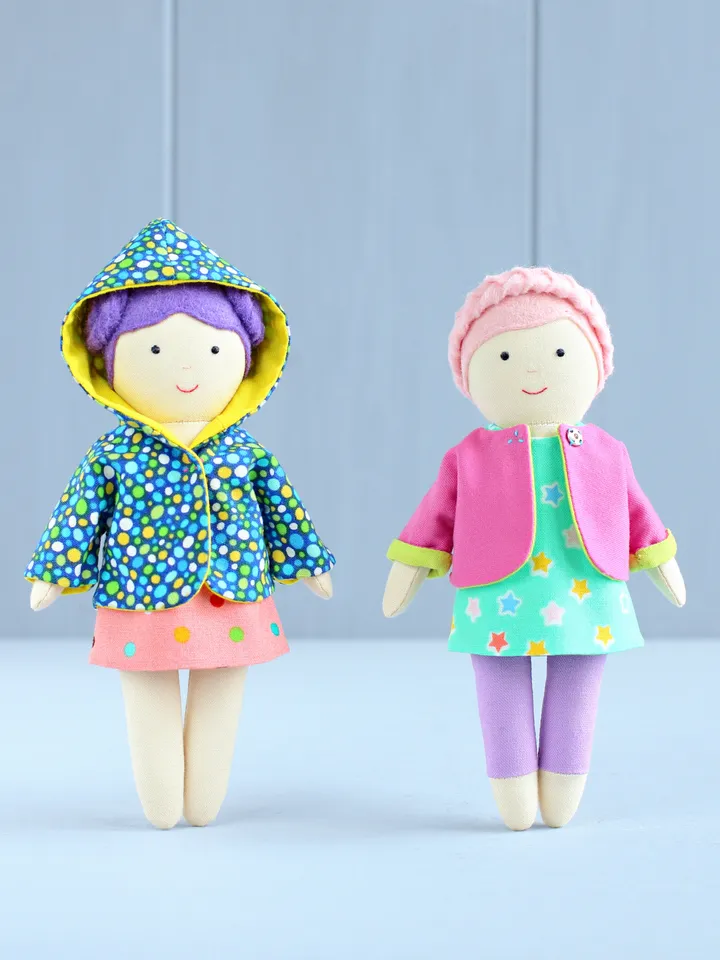 4 PDF Summer Wardrobe for 16 cm (6″) Mini Dolls Sewing Patterns